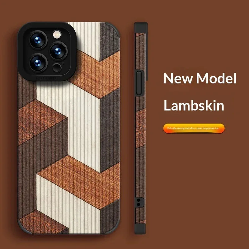 Patchwork-patterned iPhone Case - Viexta