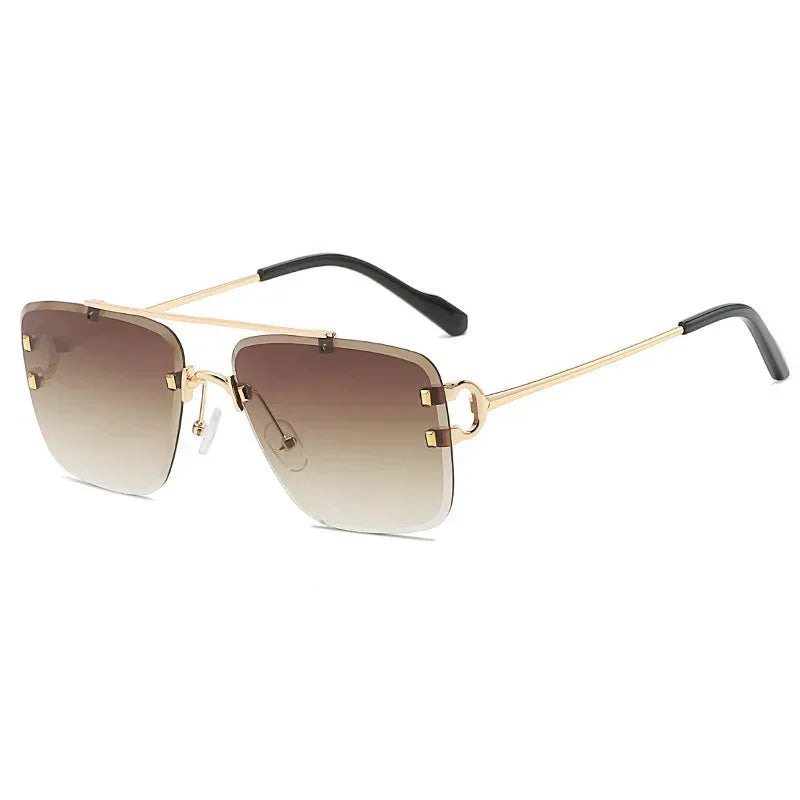 Fashion Simple Retro Square Sunglasses - Viexta