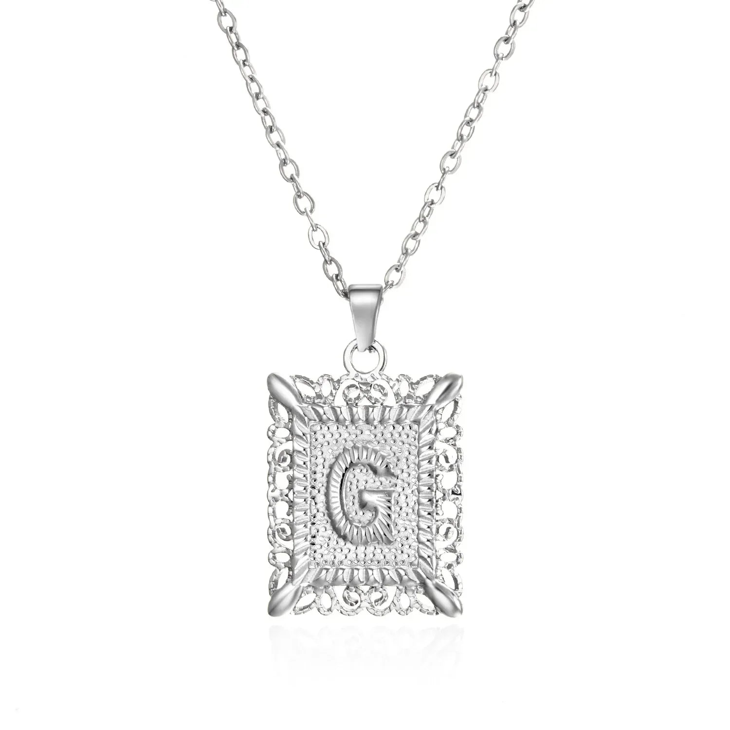 stainless-steel-initial-necklace - Viexta