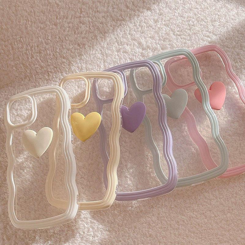 Love Wave Border iPhone Case - Viexta