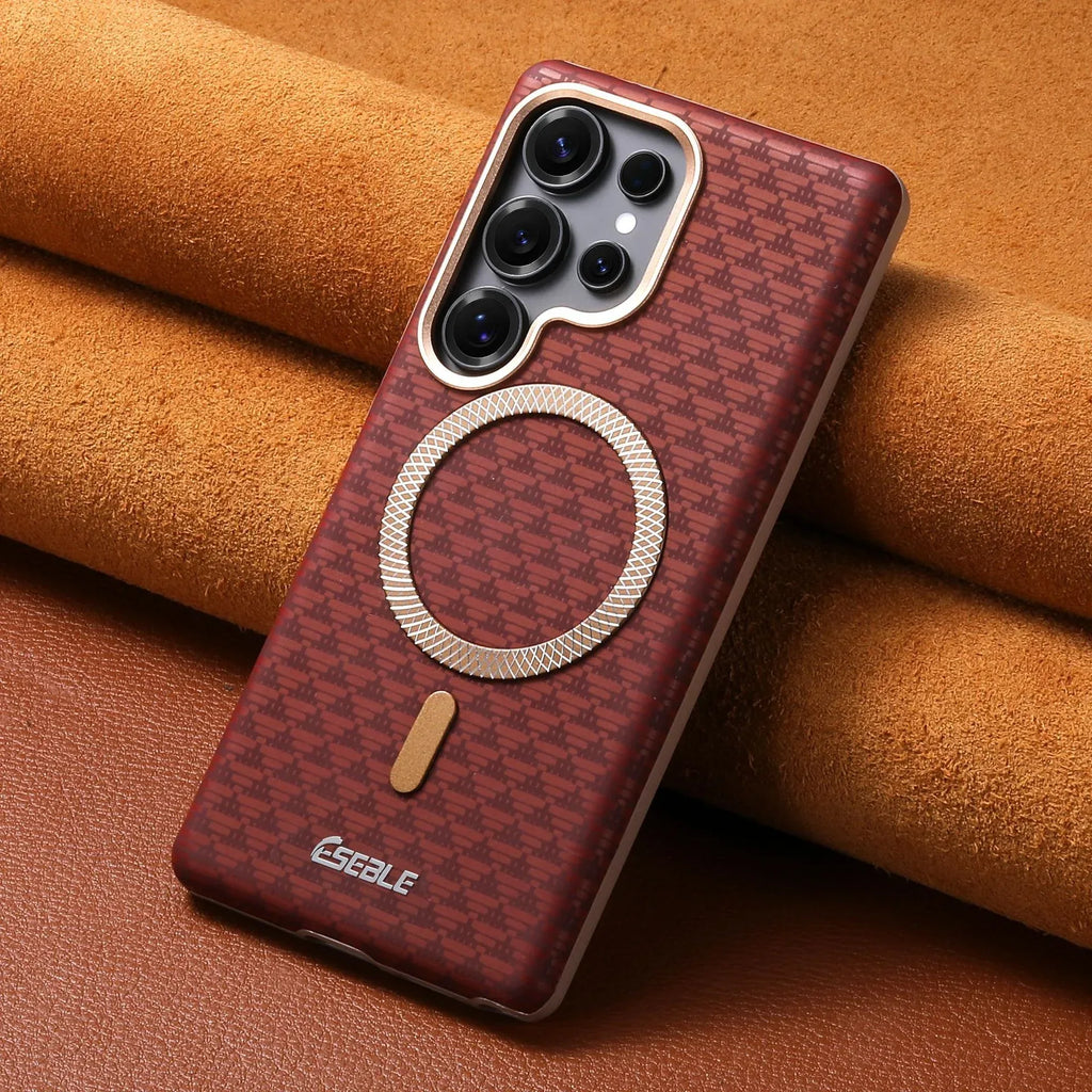 Triangular Peak Magnetic Matte Samsung Case - Viexta