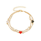 18k French Double-layer Bracelet For Women