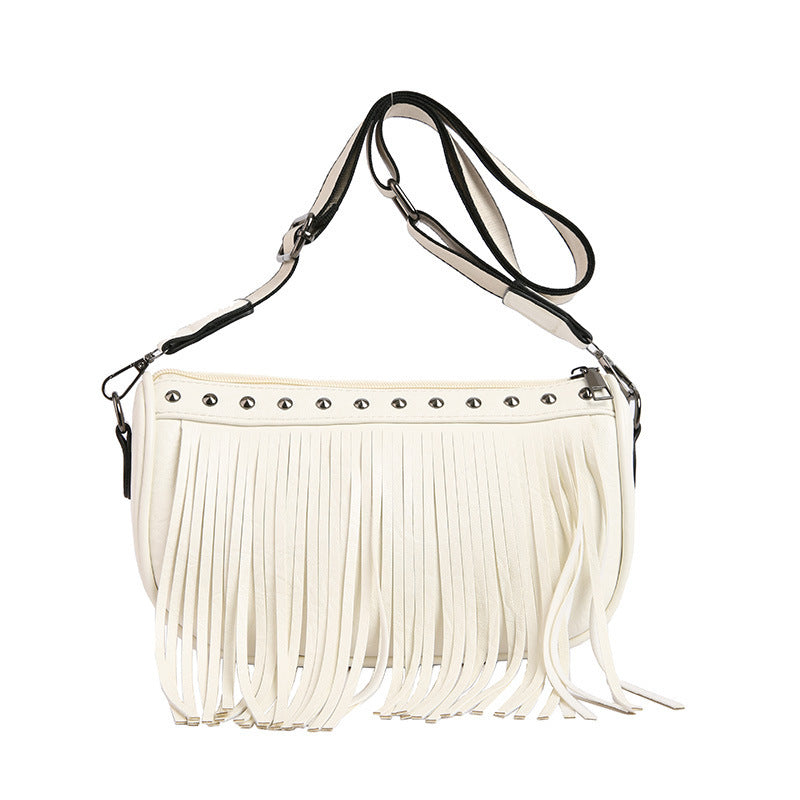 Ladies Tassel Retro Shoulder Bag