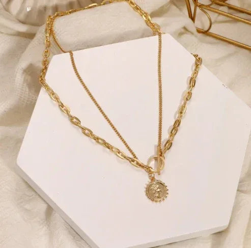Bead Multilayer Arrow Necklace - Viexta