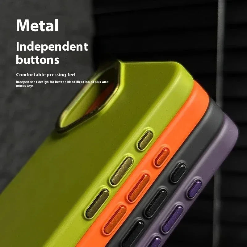 metal-large-hole-ultra-thin-frosted-iphone-case - Viexta