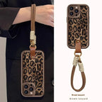 leopard-print-lanyard-iphone-case - Viexta