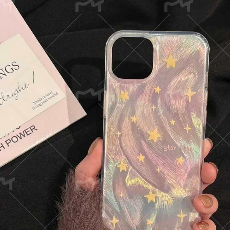 Ins Laser Gradient iPhone case - Viexta