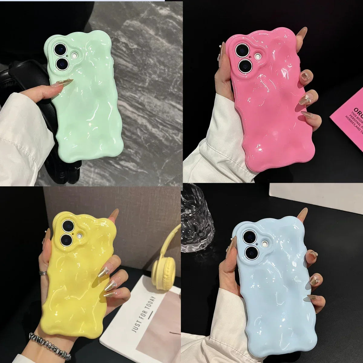 Versatile Macaron Solid Color iPhone Case - Viexta