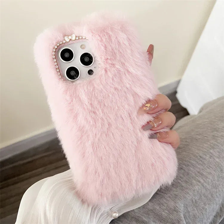 winter-plush-warm-iphone-case - Viexta