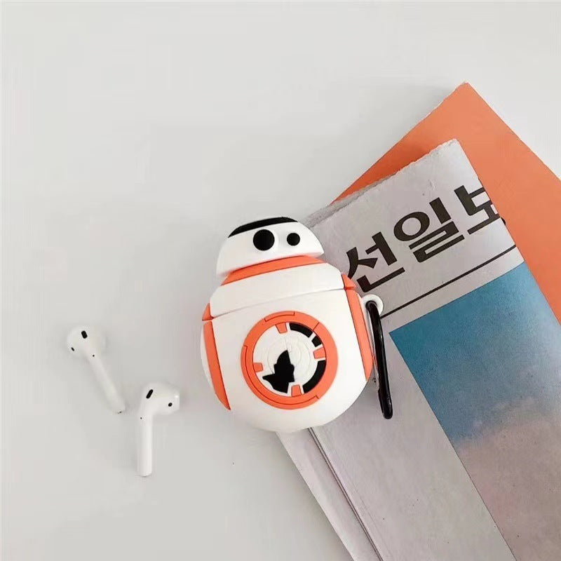 Robot Wireless Bluetooth Earphone Case