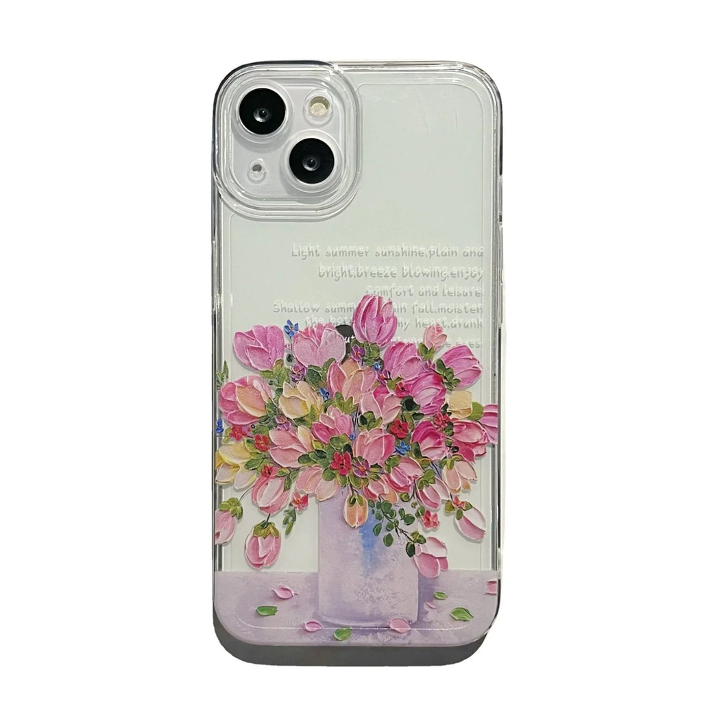 Little Flower Transparent Protective iPhone Case - Viexta