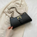 Women's Fashion Simple Chain Fashion Bag Shoulder Bag Casual Trend Crossbody Small Square Bag - Viexta