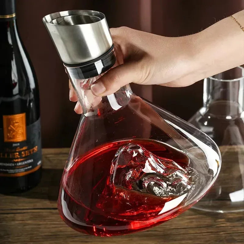 Iceberg Waterfall Crystal Glass Wine - Viexta