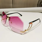 Rimless Sunglasses - Viexta