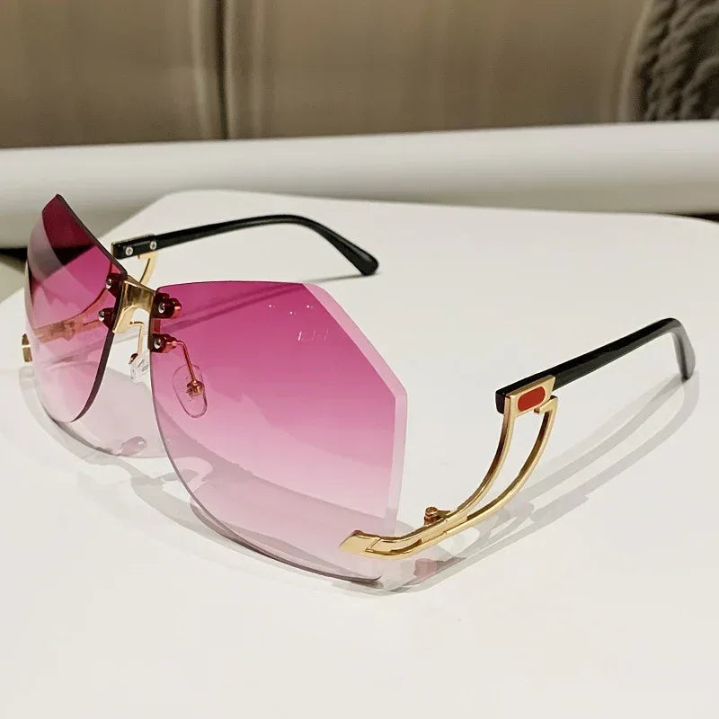 Rimless Sunglasses - Viexta