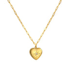 Inlaid Zircon Stainless Steel Combination Necklace - Viexta