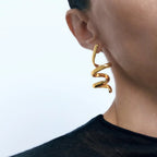 Spiral Personalized Earrings - Viexta