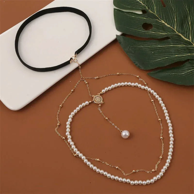 Trendy Multi-layer Chain Leg Chain - Viexta