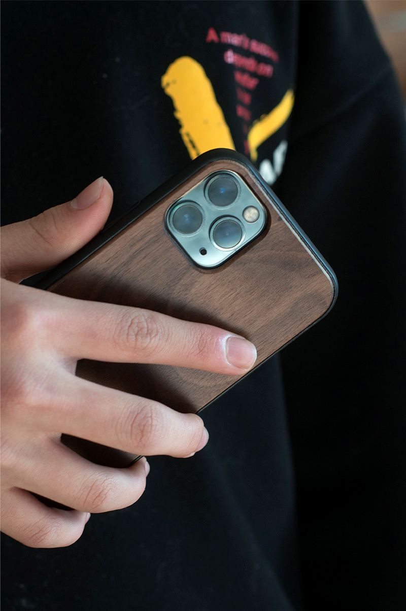 Wooden Protective Shell iPhone Case