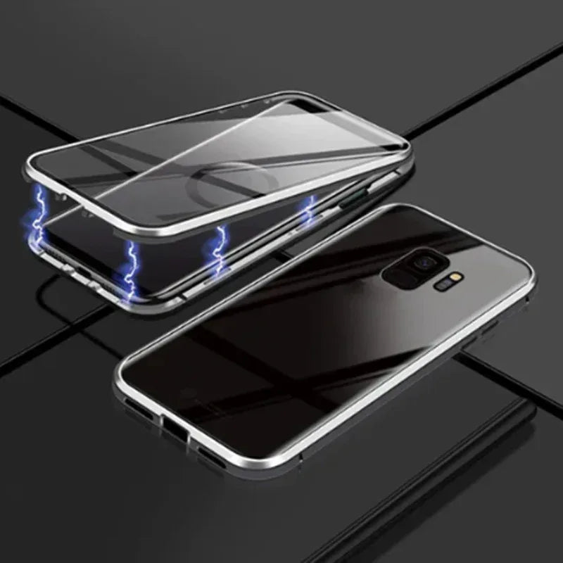 Double Sided Glass Magnet Samsung Phone Case - Viexta