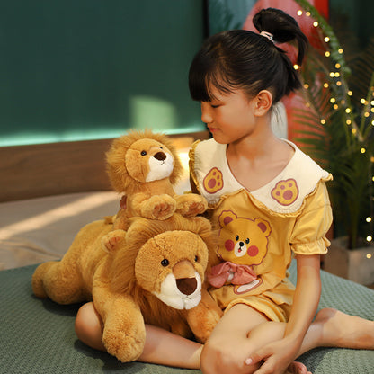 Cute Simulation Lion Doll Plush Toys