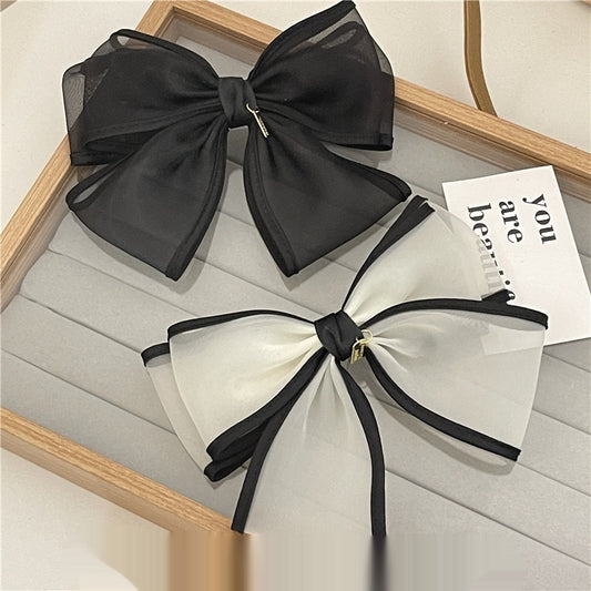 Mesh Bow Hair Accessories For Women