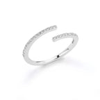 Cold Micro-set Zircon Adjustable Ring - Viexta
