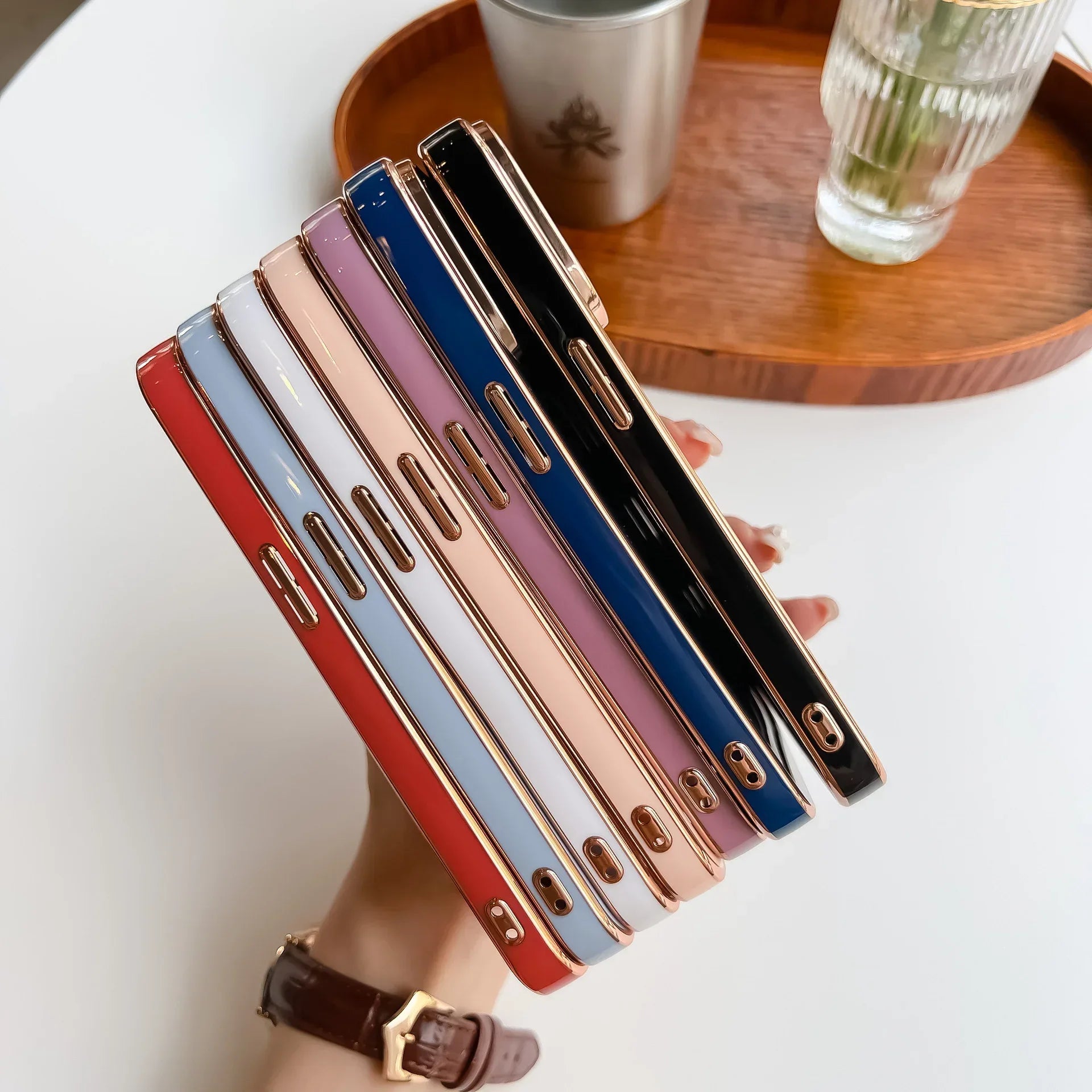 Solid Color Magnetic Lens Protector iPhone case - Viexta