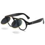 Women's Plastic Retro Flip Sunglasses - Viexta