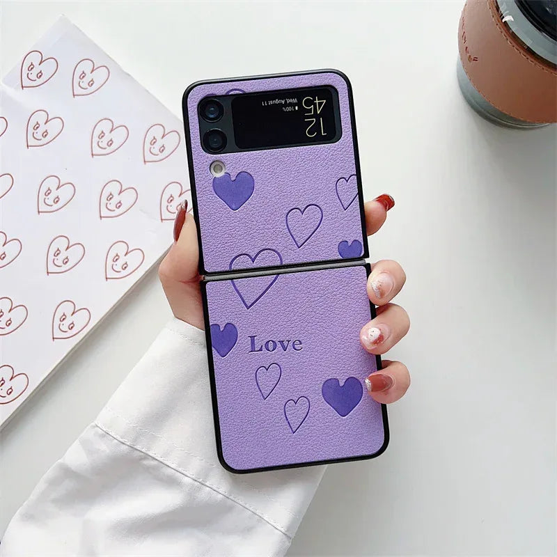 galaxy-z-flip3-love-phone-case-ultra-thin-anti-drop - Viexta