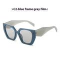Retro Cat Eye Large Rim Sunglasses - Viexta