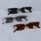 Narrow Frame Two-tone Sunglasses - Viexta