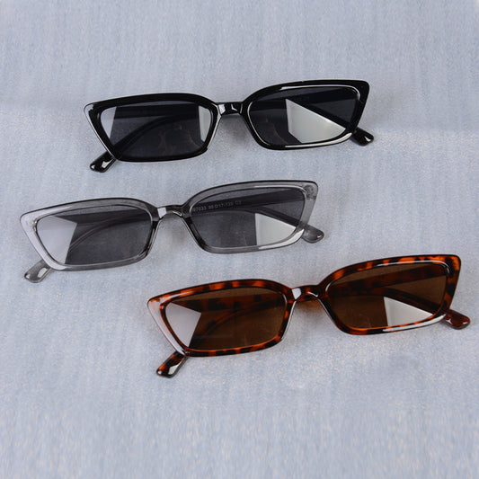 Narrow Frame Two-tone Sunglasses