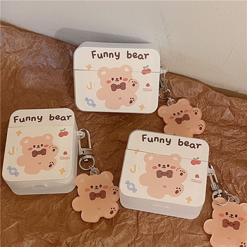 Funny Bear Airpods Pro Case