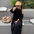 Temperamental Fairy Off-shoulder Puff Sleeve Dress - Viexta