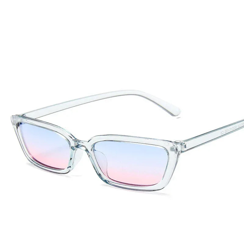 Narrow Frame Two-tone Sunglasses - Viexta