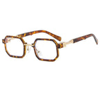 Hip Hop Small Square Box Exquisite Sun Glasses - Viexta