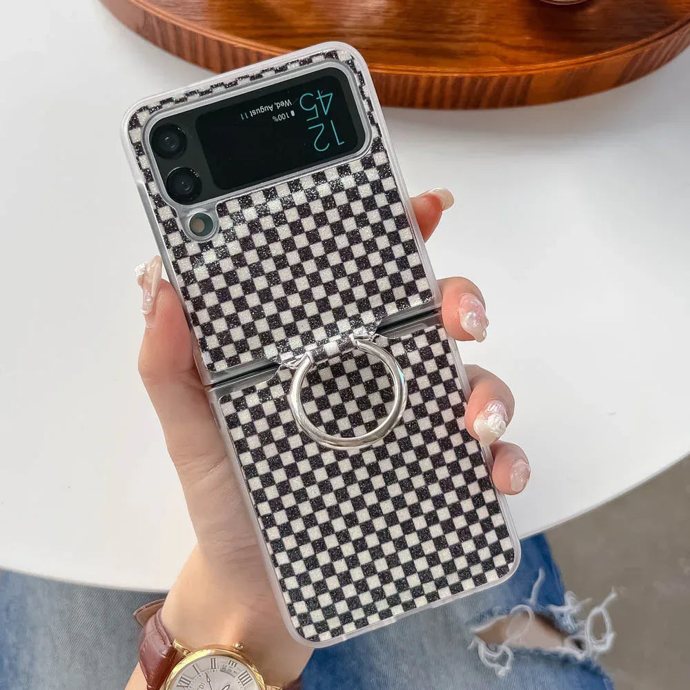 Foldable Screen Plaid Samsung Case - Viexta