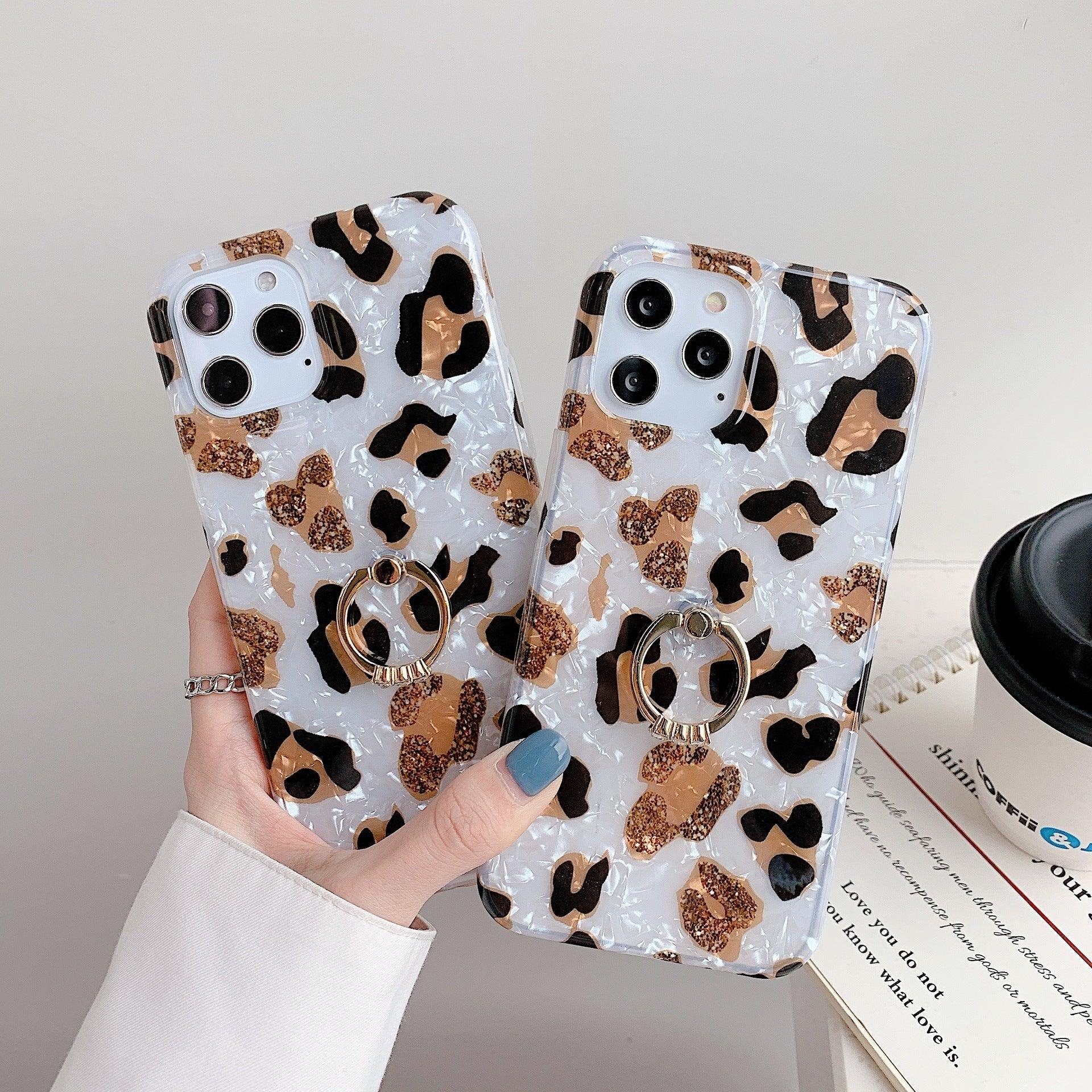 Leopard Print Drop-resistant iPhone Case - Viexta