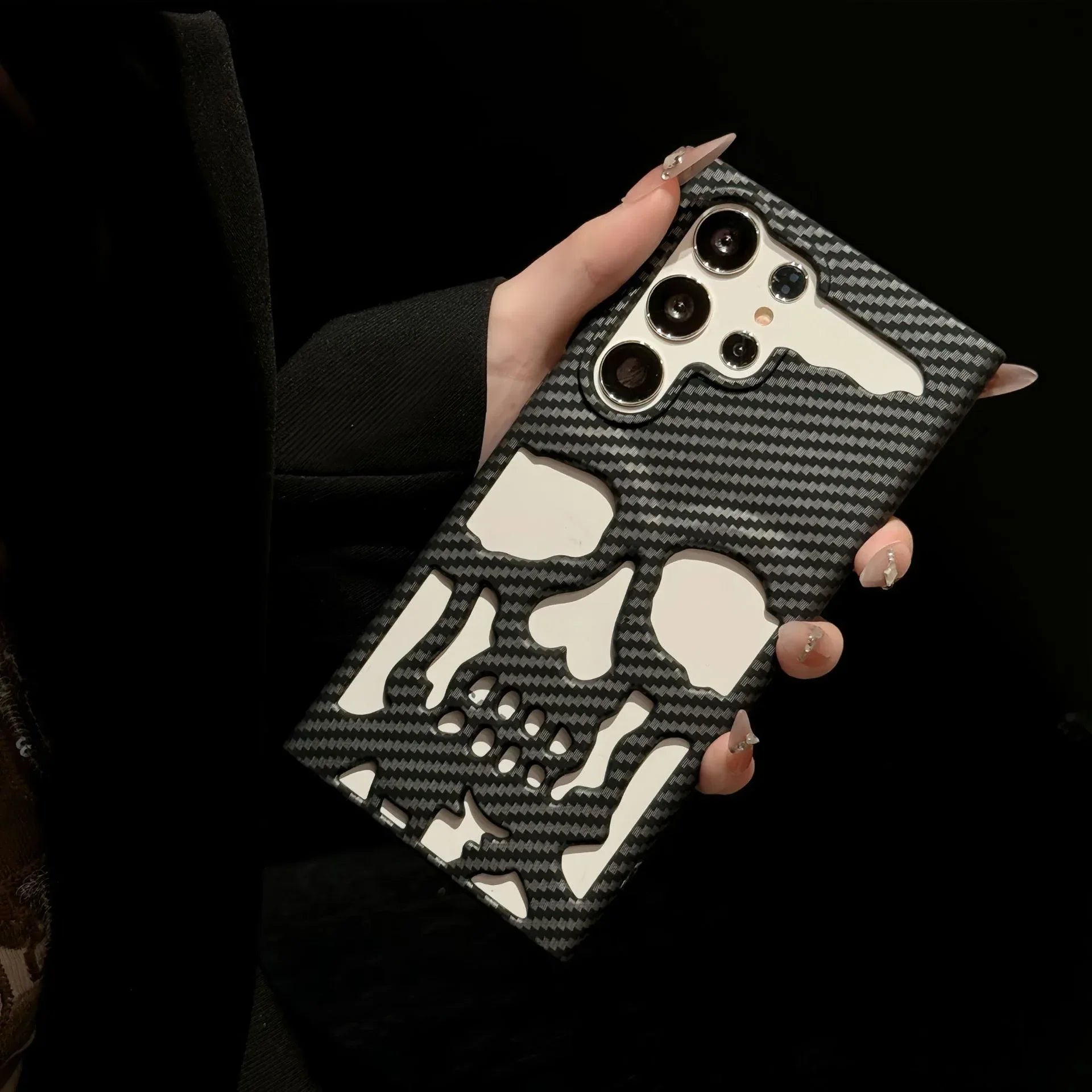 Hollow Skull Personality Creative Samsung Case - Viexta