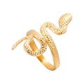 Stainless Steel Adjustable Opening Snake Ring - Viexta