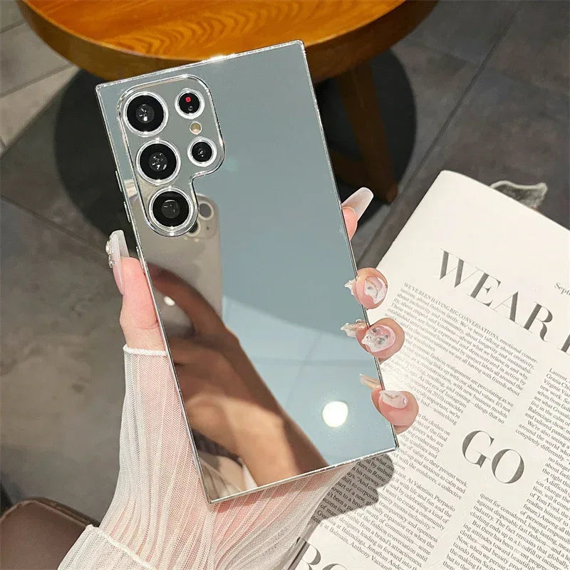 Electroplated Mirror Samsung Case - Viexta