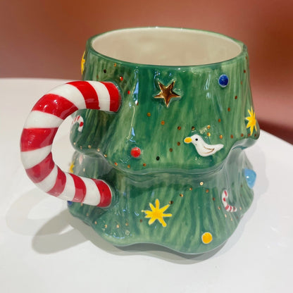 Minimalist Ceramic Christmas Mugs