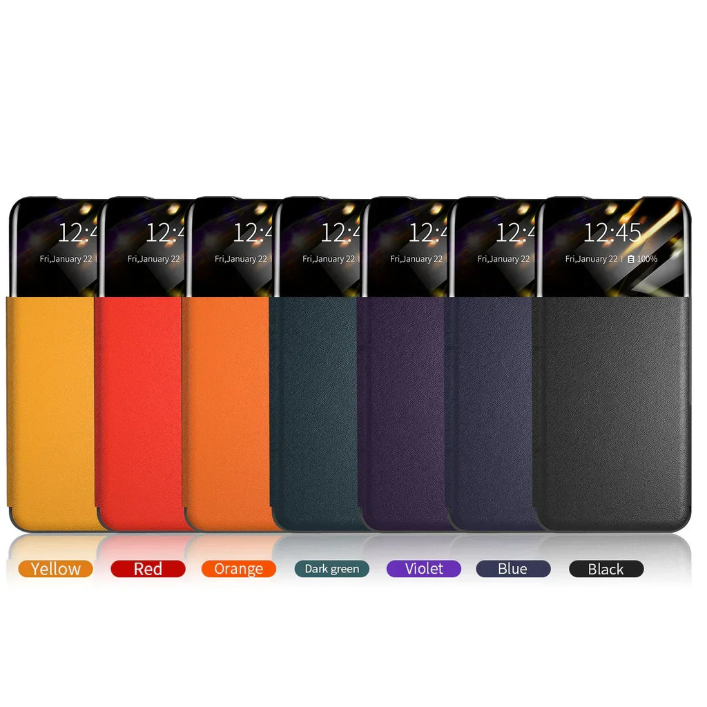 Pixel 6 Card Flip Protective Leather Case - Viexta