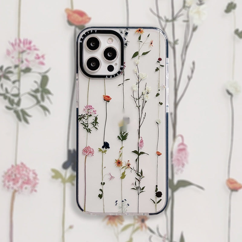 Drop-resistant Timbo Flowers iPhone Case