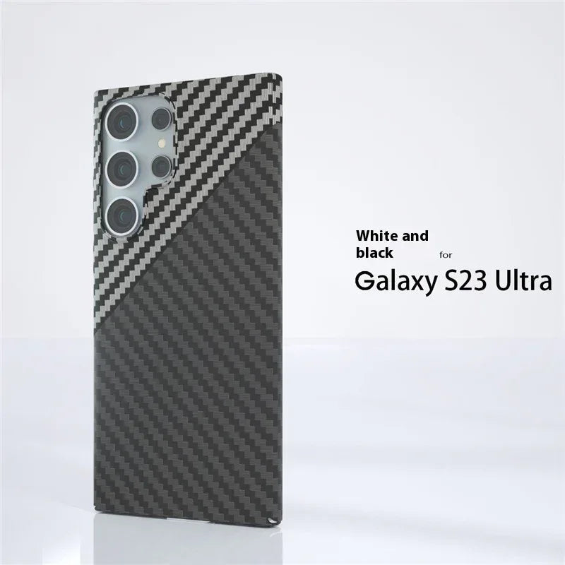Carbon Fiber Hard Shell Samsung S Series Phone Case - Viexta