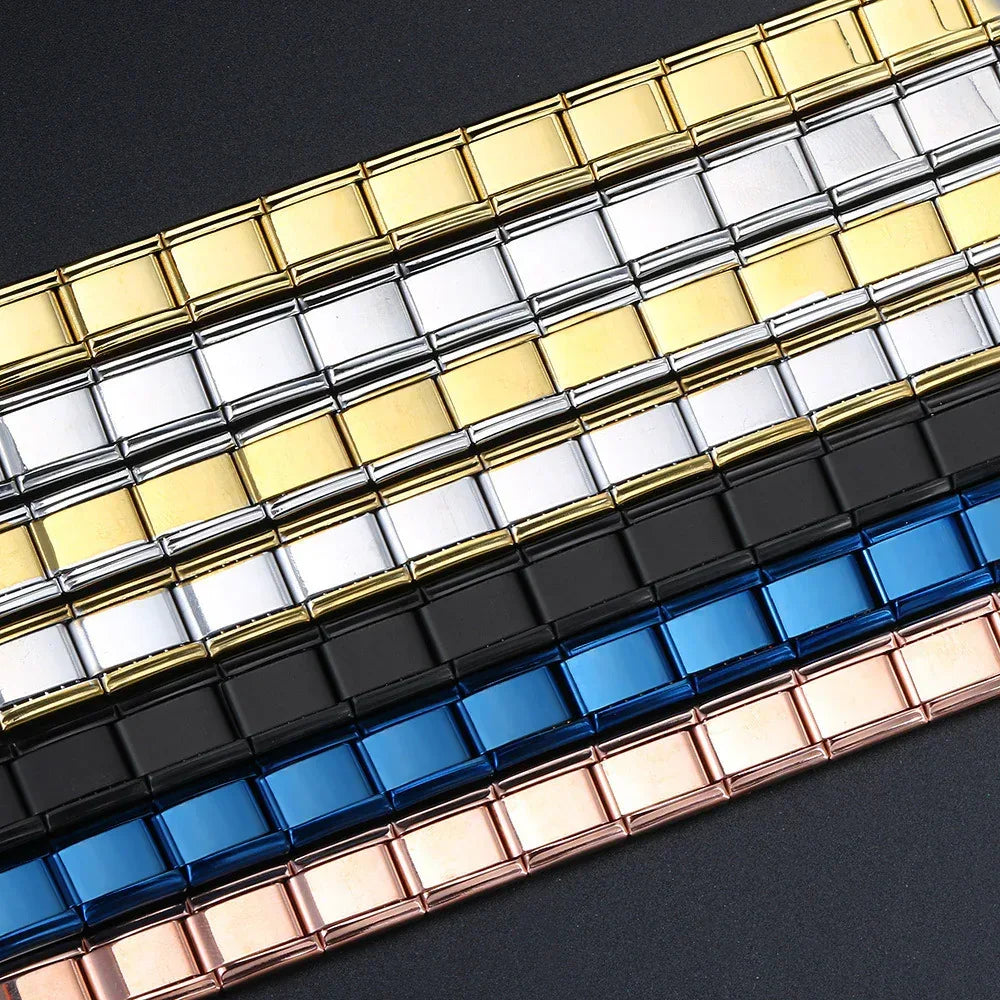 titanium-steel-vacuum-real-gold-ip-plating-watch-band-chain - Viexta