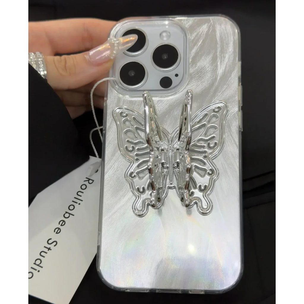 Aurora Three-dimensional Butterfly iPhone Case - Viexta