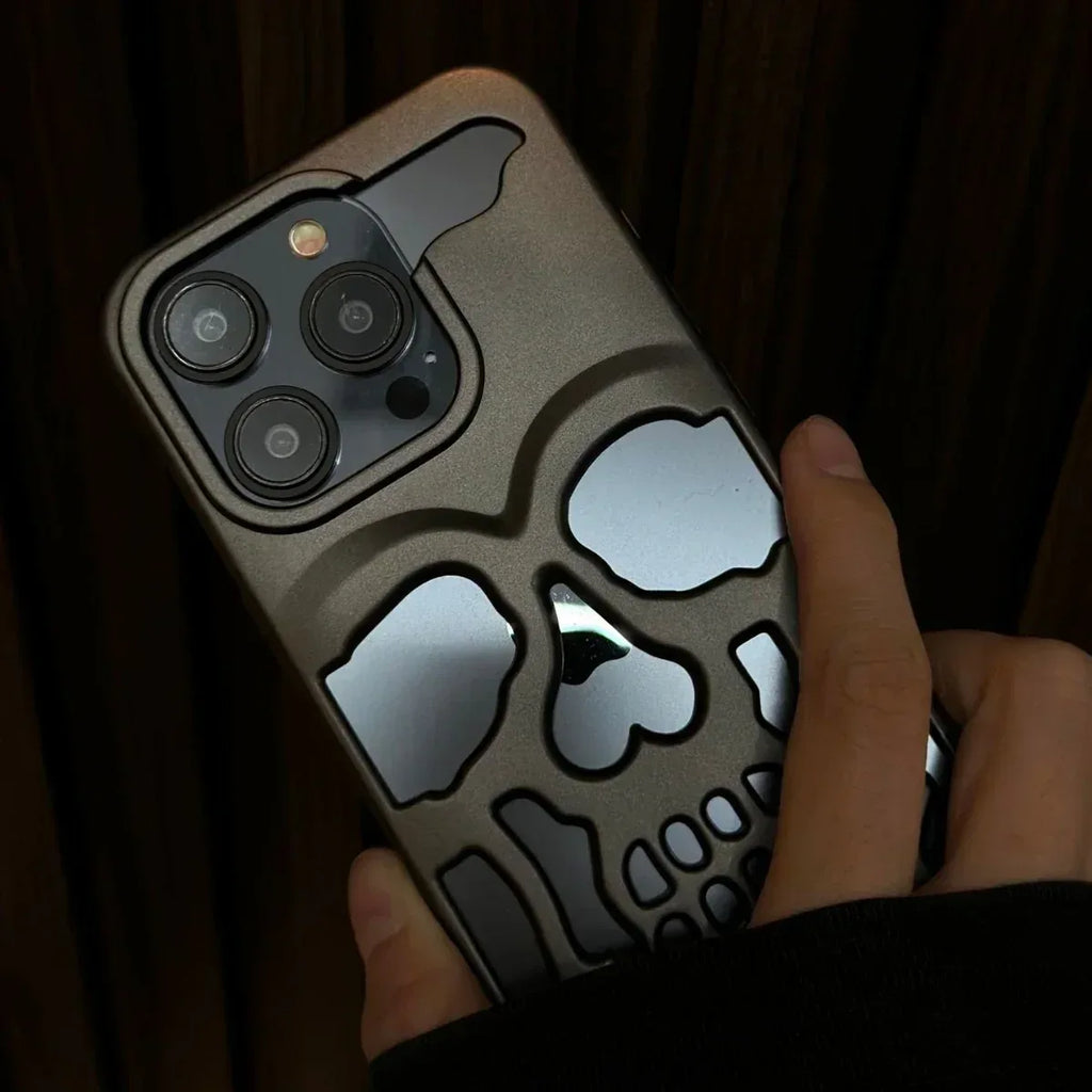 Frosted Skull iPhone Case - Viexta