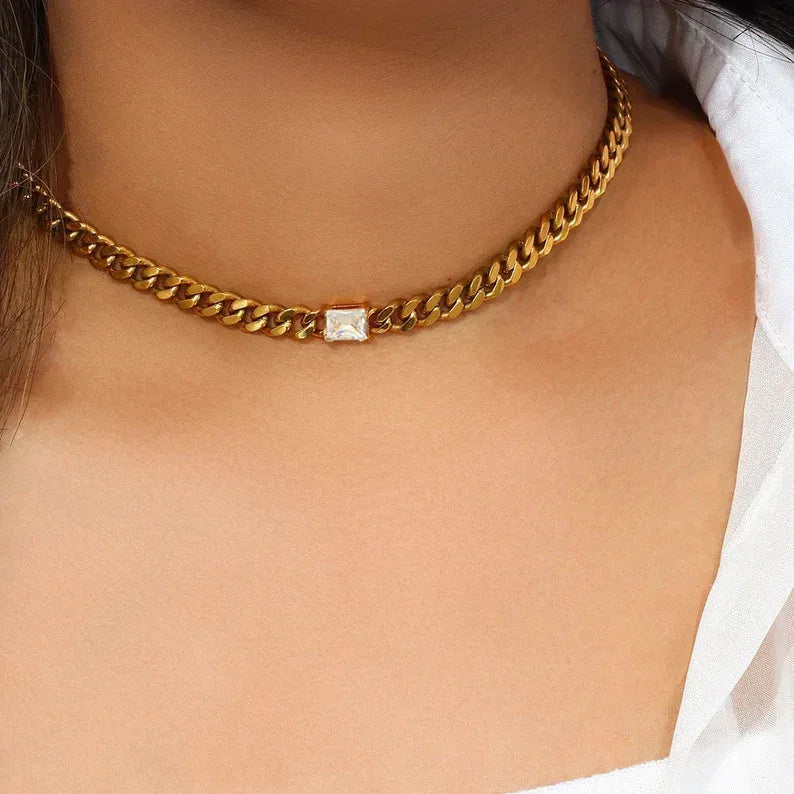 Stainless Steel Necklace Bracelet - Viexta